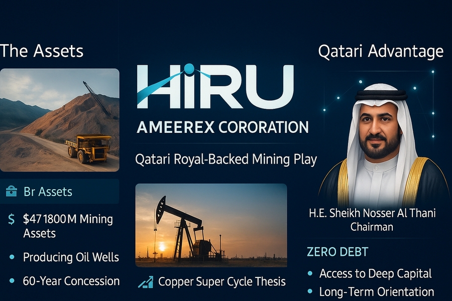 Ameerex Corporation (HIRU) - Qatari Royal-Backed Mining Assets