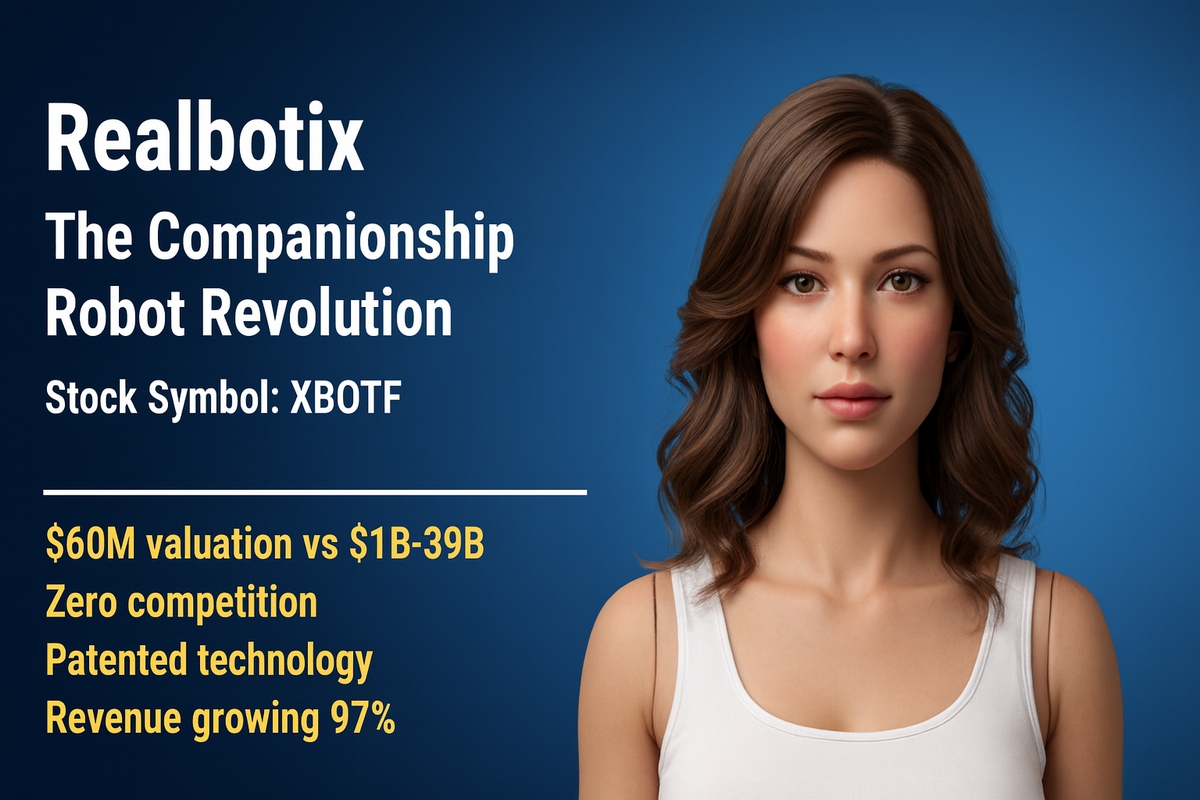 Realbotix: The Companionship Robot Revolution - $XBOTF Analysis