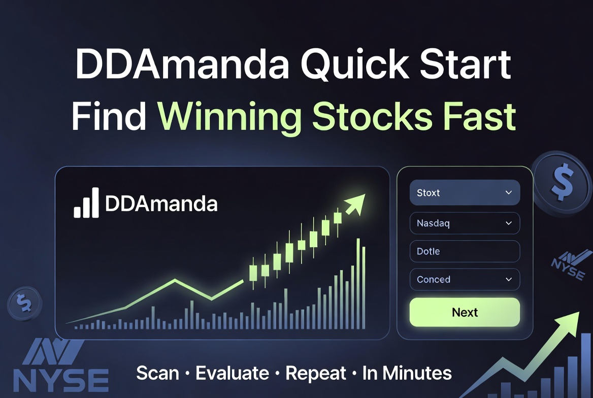 DDAmanda Quick Start - Find Winning Stocks Fast